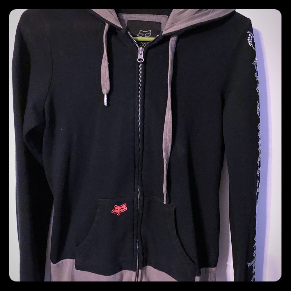 Fox Riding Zip Up Jacket! 🖤🤍🖤
